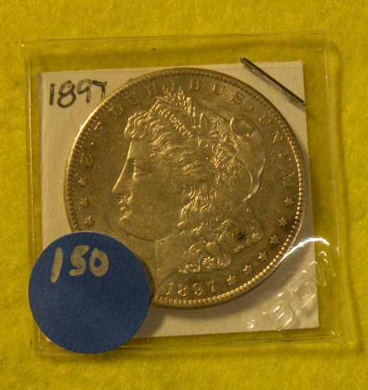 1897-S MORGAN SILVER DOLLAR