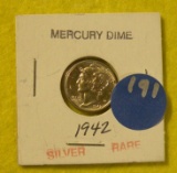 1942 MERCURY DIME