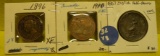 1807 ENGLISH HALF PENNY, 1896, 1910 CANADA ONE CENT - 3 TIMES MONEY