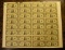 UNCUT SHEET OF 1981 ONE DOLLAR NOTES - 32 BILLS