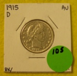 1915-D BARBER QUARTER