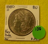 1880-O MORGAN SILVER DOLLAR - KEY DATE