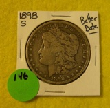 1898-S MORGAN SILVER DOLLAR