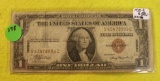 1935-A ONE DOLLAR SILVER CERTIFICATE - BROWN SEAL, HAWAII
