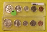 1957 P-D MINT SET - 10 COINS