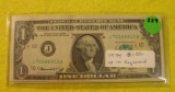 10 - 1974 ONE DOLLAR NOTES - SEQUENTIAL NUMBERS
