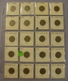 20 - ASSORTED LIBERTY V NICKELS - 1891-1912