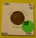 1881 INDIAN HEAD PENNY