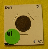 1867 INDIAN HEAD PENNY