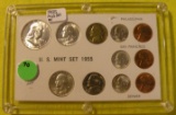 1955 U.S. MINT SET - 11 COINS