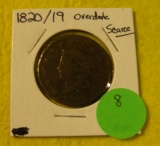 1820/19 OVERDATE U.S. LARGE CENT