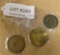 3 ASSORTED TOKENS, FOREIGN COIN