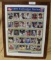 1991 MLB COLLECTOR SERIES FRAMED POSTER PRINT - 96/5000