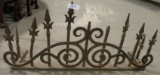 PRIMITIVE WROUGHT IRON RAILING SECTION - WILL NOT SHIP