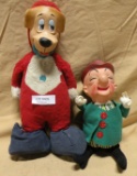 2 VTG. RUBBER AND STUFFED DOLLS