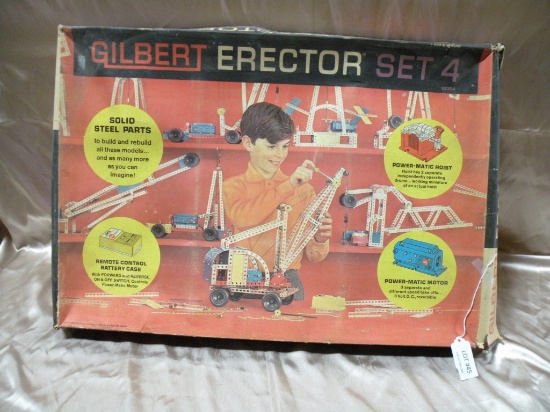 GILBERT ERECTOR SET 4 W/BOX