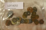 APPROX. 35 OLD ADVERTISING FARE, TRADE TOKENS