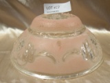 ANTIQUE GLASS LAMP SHADE