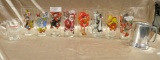 11 ASSORTED CHARACTER DRINKING GLASSES, MUGS