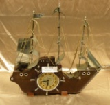 UNITED SHIP STYLE ELECTRIC MANTEL CLOCK