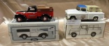 ERTL 1955 CHEVY, LIBERTY CLASSICS 1940 FORD COIN BANKS - 2 TIMES MONEY