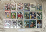 APPROX. 30 ASSORTED FOOTBALL, BASEBALL TRADING CARDS - MOSTLY FOOTBALL