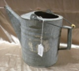 PRIMITIVE GALVANIZED WATERING CAN