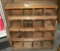 PRIMITIVE WOODEN HARDWARE ORGANIZER - WILL NOT SHIP