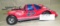 BATTERY OPERATED TIN TOY RACE CAR