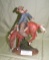 RESIN COWBOY, BUCKING HORSE STATUE