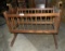 VTG. WOODEN BABY BASSINET - WILL NOT SHIP