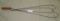 VTG. WOOD HANDLE RUG BEATER