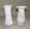 2 BELLEEK CERAMIC VASES - IRELAND