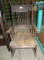 ANTIQUE WOODEN ROCKING CHAIR - WILL NOT SHIP