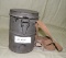 WORLD WAR I MUSTARD GAS MASK W/CANISTER