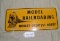 MODEL RAILROADING PLASTIC LICENSE PLATE