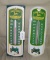 JOHN DEERE LICENSED PRODUCT TIN THERMOMETER W/BOX