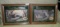 2 FRAMED PABST BLUE RIBBON ADVERTISING MIRRORS - 2 TIMES MONEY