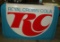 SINGLE-SIDED TIN ROYA CROWN COLA SIGN - WILL NOT SHIP