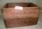 SMALL ARMS AMMUNITION WOODEN SHIPPING BOX