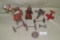 ASSORTED TIN TOY PARTS