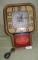 VINTAGE PLASTIC DR. PEPPER CLOCK - LIGHTS UP, WORKS