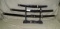 DECORATIVE SWORD DISPLAY SET - 3 SWORDS W/SHEATHS, STAND