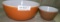 2 PYREX MIXING BOWLS - 2 TIMES MONEY