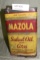 MAZOLA ONE GALLON SALAD OIL TIN CAN - FEELS FULL