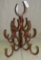 DECORATIVE HORSESHOE ART RACK