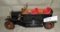VINTAGE TIN BATTERY OPERATED FORD TOY CAR - UNTESTED