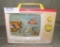 VTG. 1966 FISHER PRICE TOYS PLASTIC TWO TUNE TV TOY