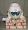 VINTAGE 1950S PURINTON POTTERY HUMPTY DUMPTY COOKIE JAR