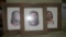 3 FRAMED NOTABLE NATIVE AMERICANS ART PRINTS - 3 TIMES MONEY